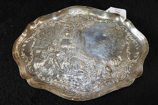 Silver tray